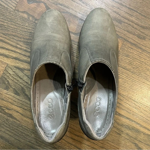 Ecco Sculpted Low Cut Ankle Leather Heeled Boots EU 41 - Picture 3 of 14